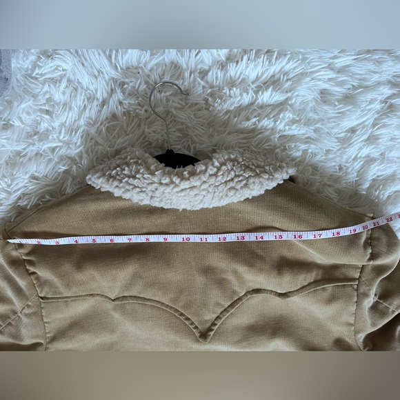 RARE Lee Storm Rider Vintage 1970s Full Length Sherpa Corduroy Rancher Coat - Picture 10 of 15